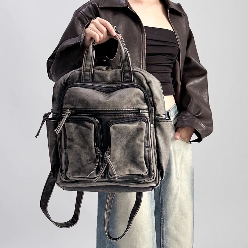 Sacs à dos de luxe en cuir Pu - Leather Backpack Vintage avis et prix