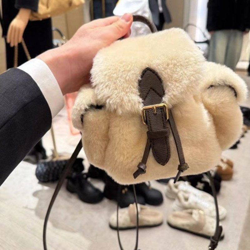 JIAERDI rétro en peluche sac à - Leather Backpack Vintage avis et prix