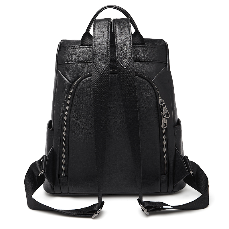 Sac à dos en cuir véritable FO - Travel Backpack Anti Theft avis et prix