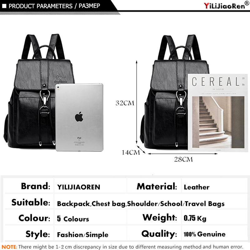 Sac à dos antivol en cuir de g - Travel Backpack Anti Theft avis et prix