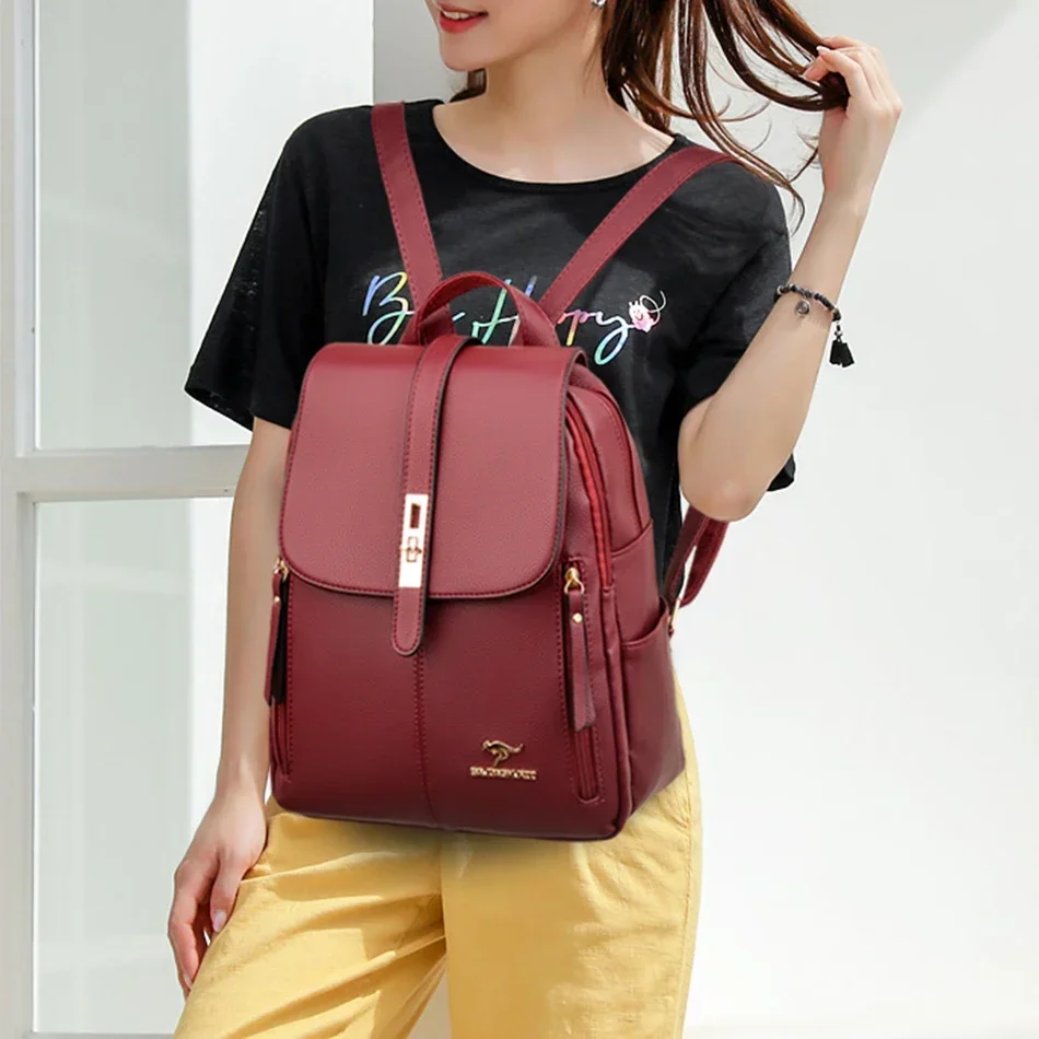 Sac à dos en cuir de grande ca - Leather Backpack Vintage avis et prix